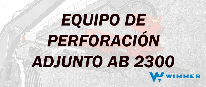 Plataforma de perforación para uso con excavadoras
