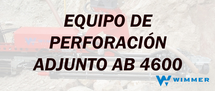 Plataforma de perforación para uso con excavadoras